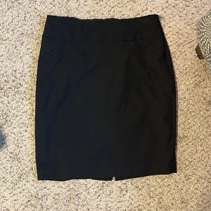 Size 8 classic black pencil skirt from the Limited. Excellent condition.